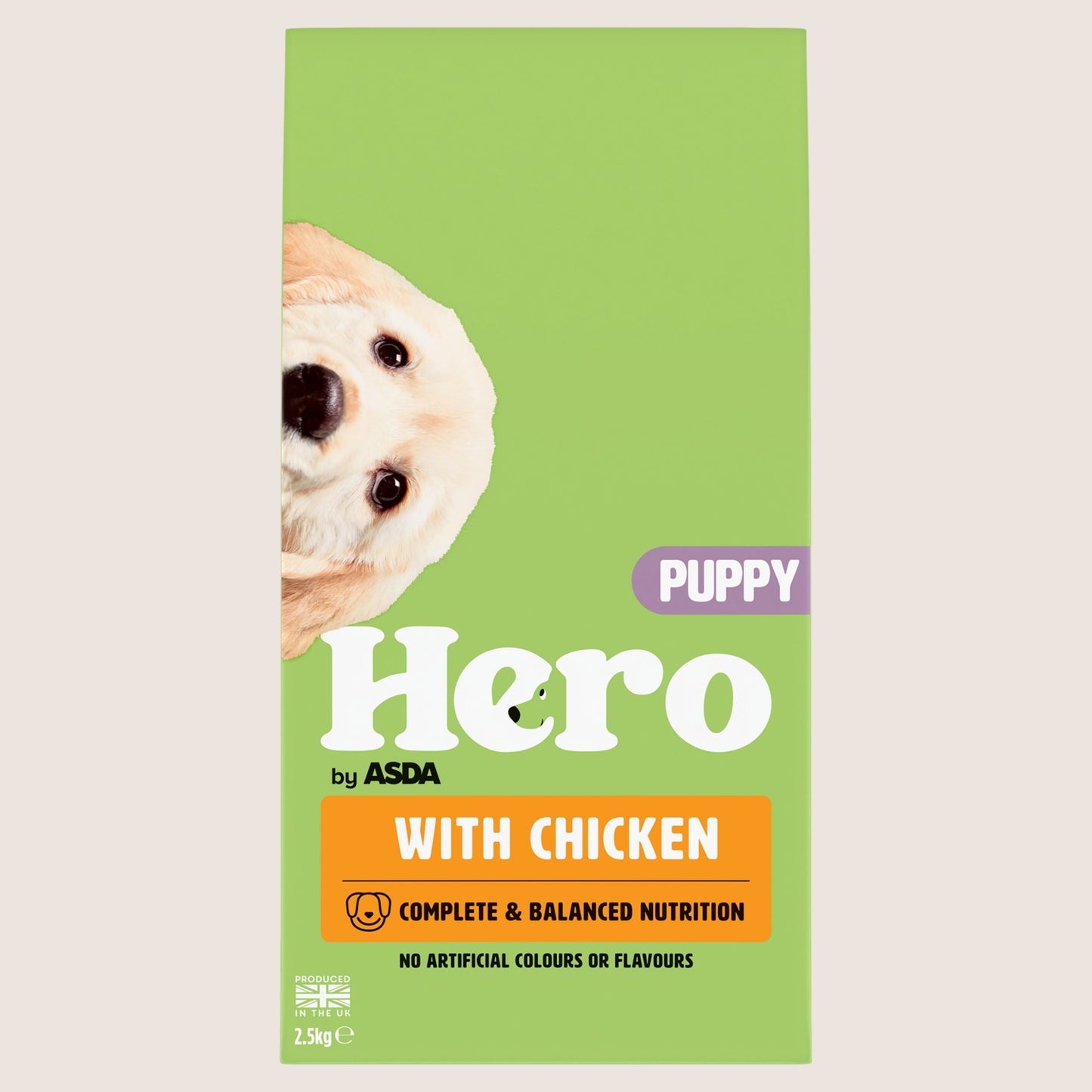 Hero by ASDA Puppy with Chicken Complete Nutrition 2.5kg