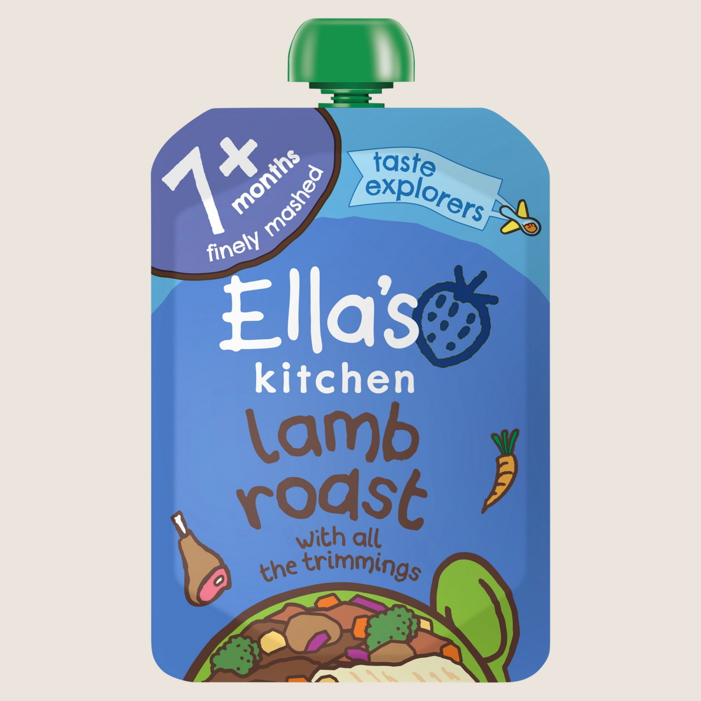 Ella's Kitchen Lovely Lamb Roast 7+ Months Gentle Formula 130g