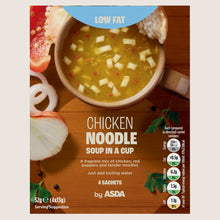 ASDA Chicken Noodle Soup in a Cup No Artificial Additives 4 x 13g
