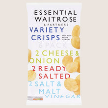 Waitrose Variety Multipack Crisps 6 x Craveable Crunch 25G