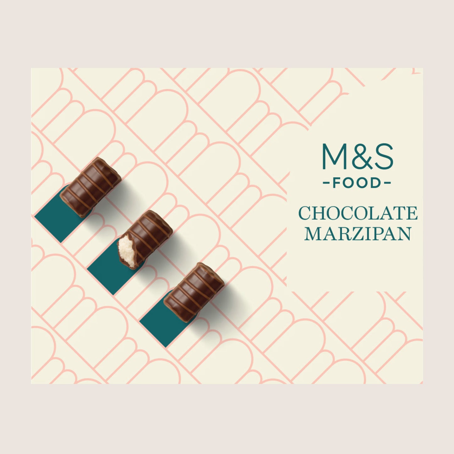 M&S Chocolate Marzipan Real Chocolate 138 g