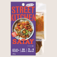 Street Kitchen Asian Stir-Fry Kit Malaysian Peanut Satay No Artificial Additives 255g