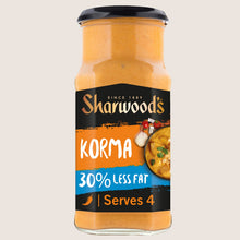 Sharwood's Indian Korma Reduced Fat Curry Cooking Sauce Reduced Fat 420g