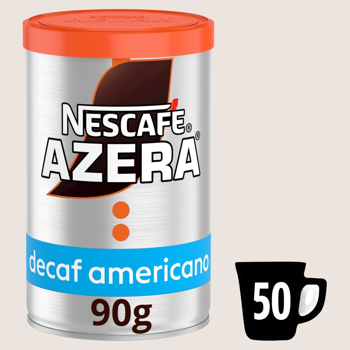 Nescafé Azera Americano Decaf Instant Coffee Decaffeinated 90g
