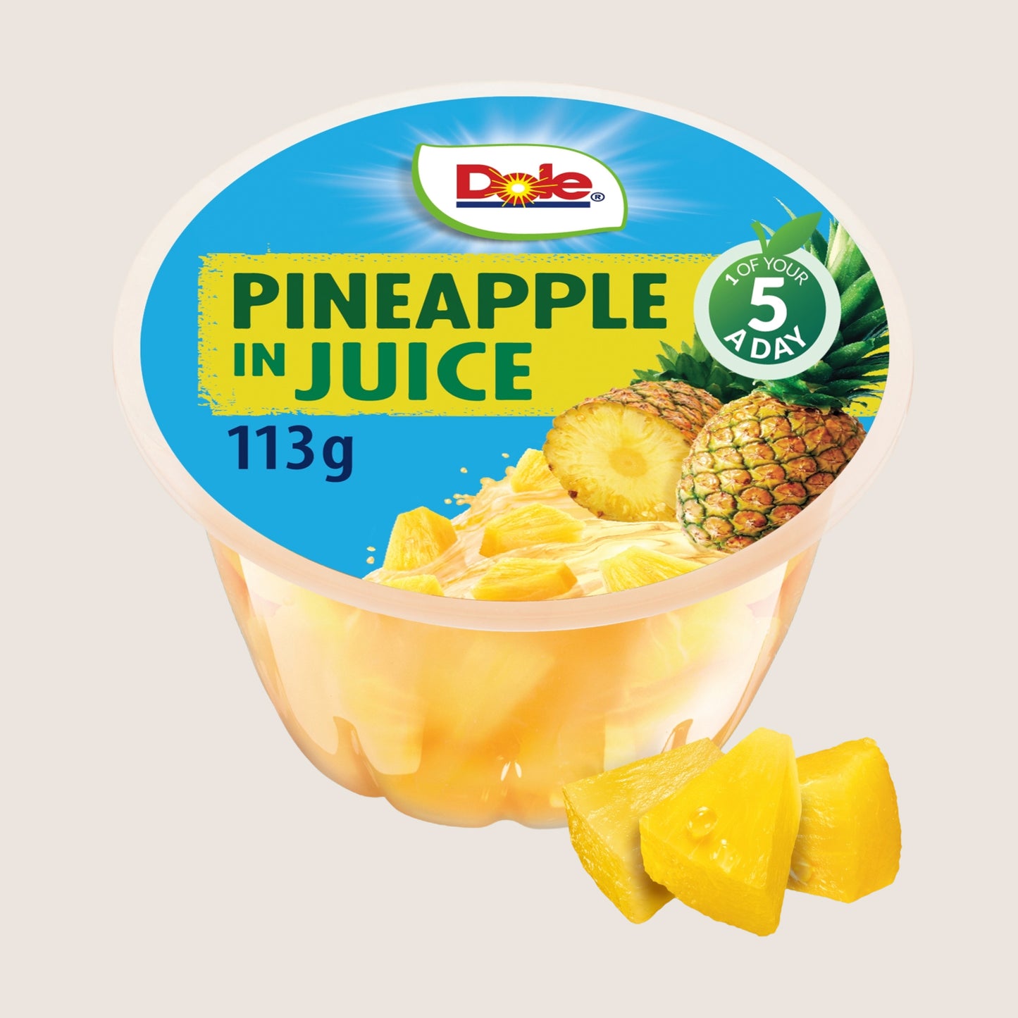 Dole Pineapple in Juice No Added Sugar 113g