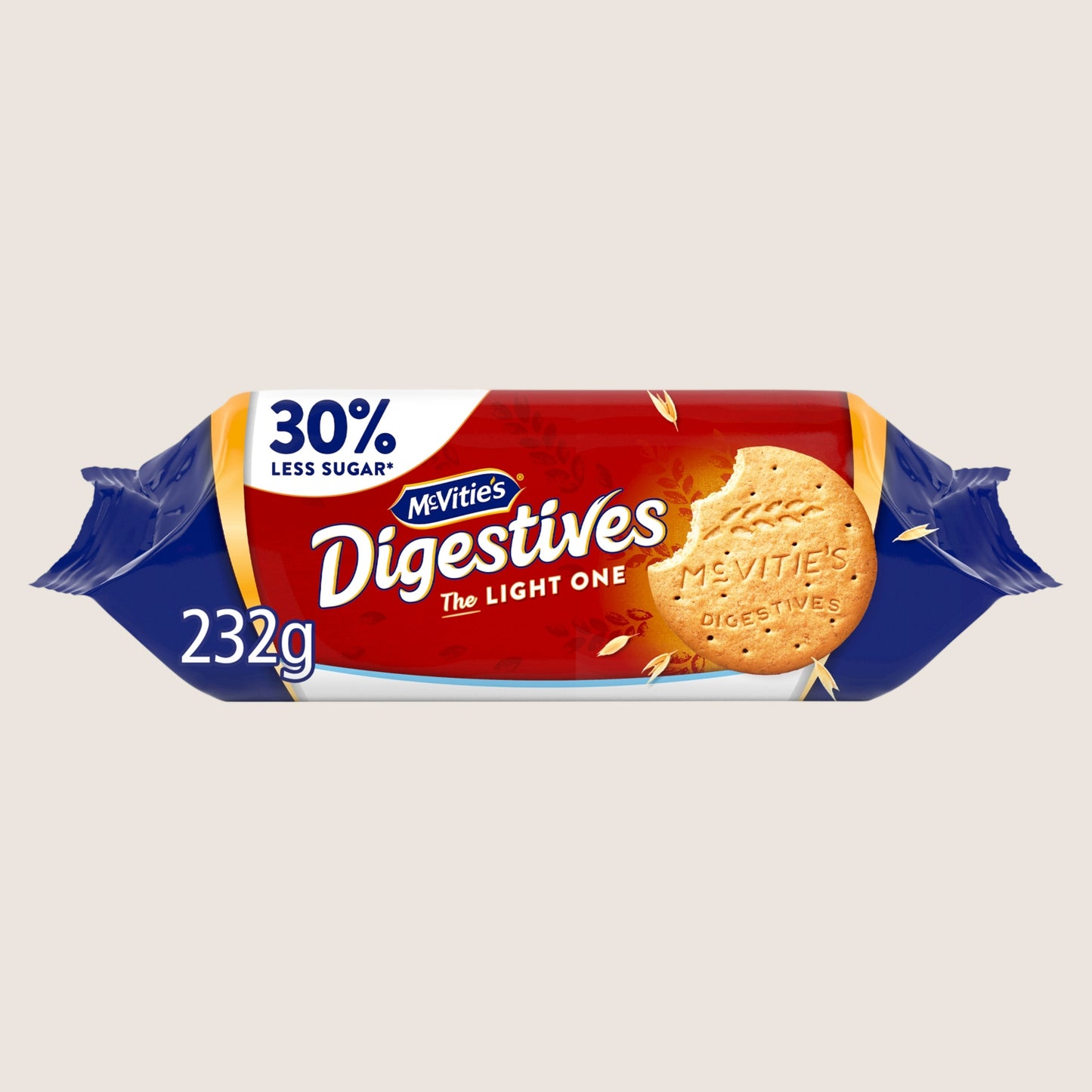 McVitie's Digestive Biscuits The Light One Free From Artificial Additives 250g