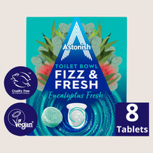 Astonish Toilet Bowl Fizz & Fresh Eucalyptus Fresh Tablets 8 x () 25g
