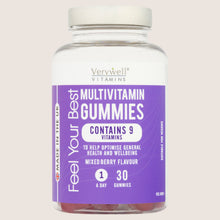 Verywell Vitamins Multivitamin Gummies Mixed Berry Flavour 1 A Day 30 Gummies
