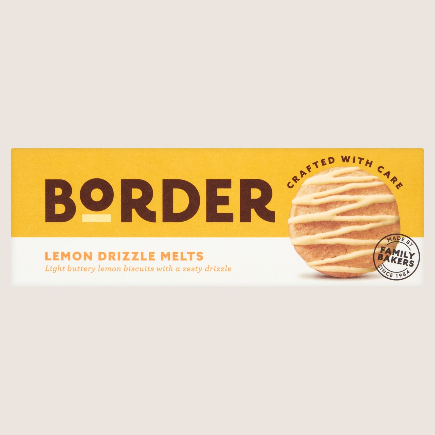Border Lemon Drizzle Melts Free From Artificial Additives 150g