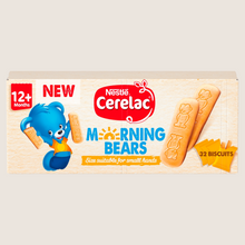Cerelac Morning Bears Biscuits Vanilla Baby Food Snack 12+ Months No Artificial Additives 45g