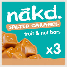 Nakd Salted Caramel Fruit & Nut Bars Gluten Free 3 x 35g