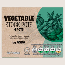 ASDA Vegetable Stock Pots No Artificial Additives 4 x 24g