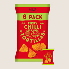 M&S Fiery Chilli Corn 'Masa' Tortillas 180 g