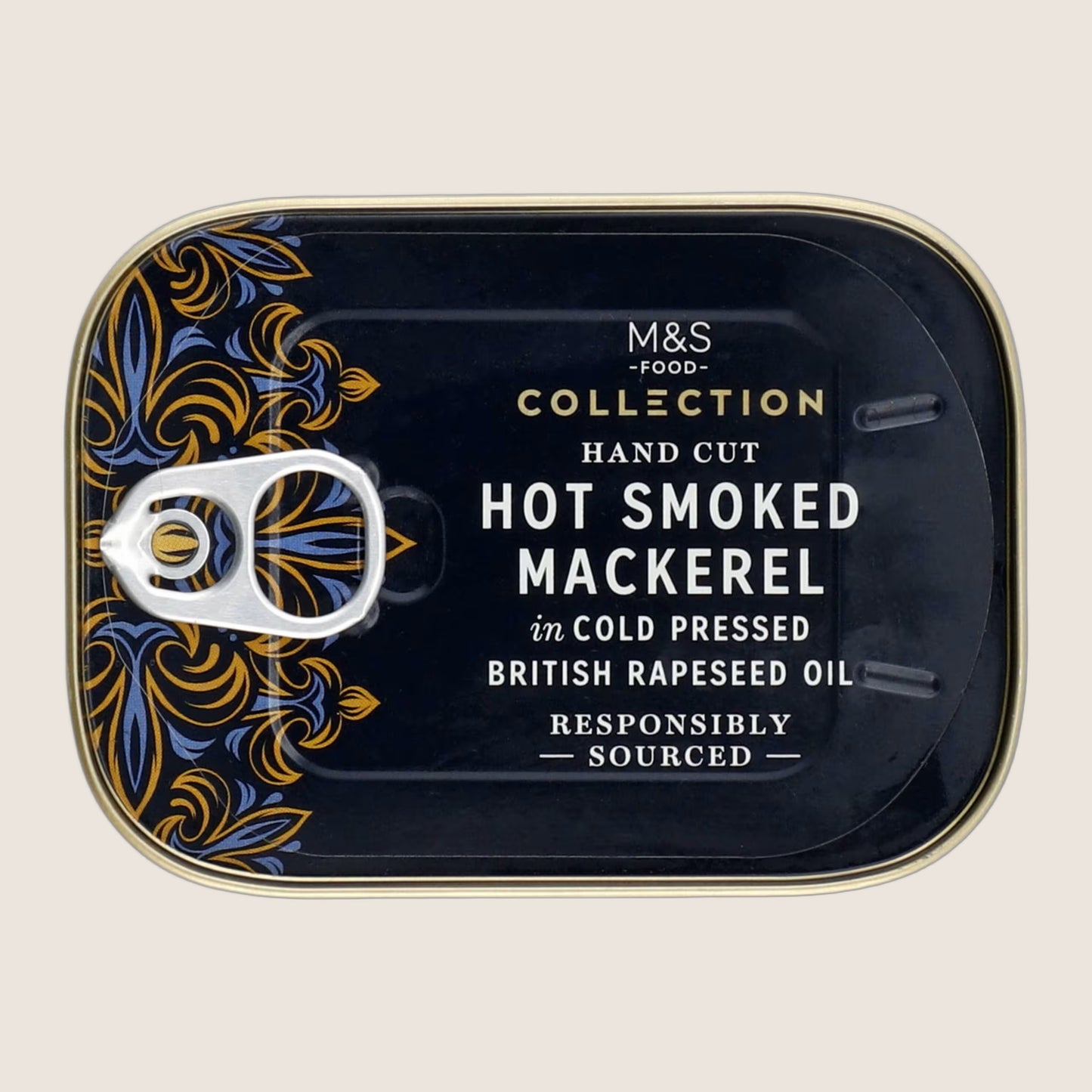 M&S Hot Smoked Mackerel In Cold Pressed British Rapeseed Oil Oak Smoked 110 g