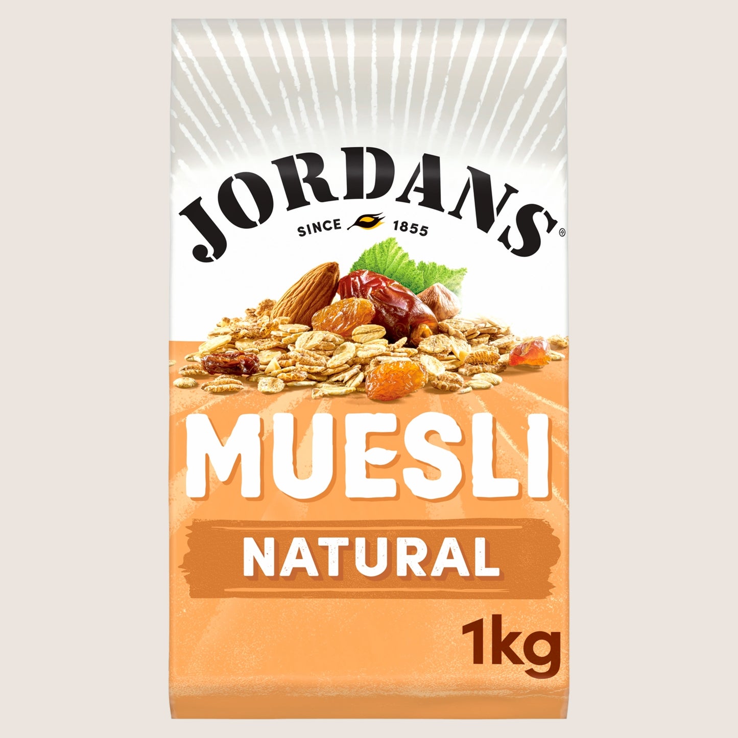 Jordans Natural Muesli Breakfast Cereal Wholegrain 1kg