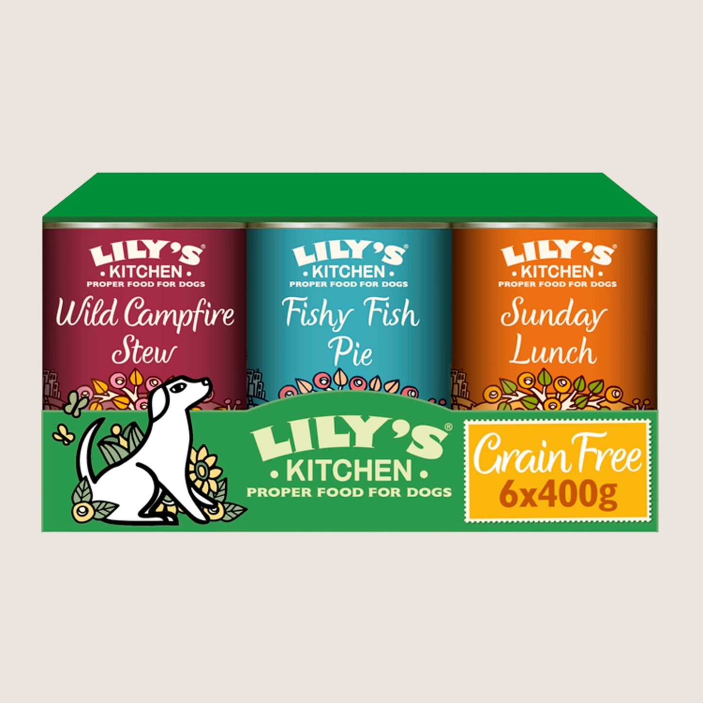 Lily's Kitchen Grain Free Adult Wet Dog Food 6 x 400g