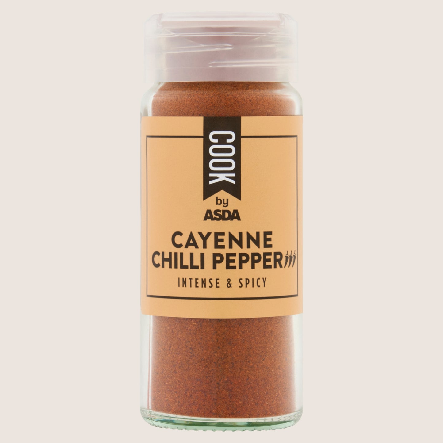 Cook by ASDA Cook Cayenne Chilli Pepper No Artificial Additives 40g
