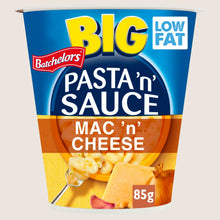 Batchelors Big Pasta 'n' Sauce Mac 'n' Cheese Instant Pasta Pot No Artificial Additives 85g
