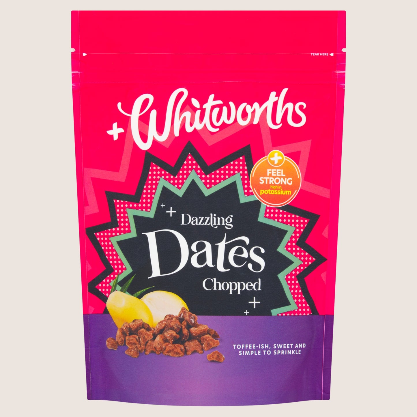 Whitworths Dazzling Chopped Dates Multipack 250g