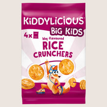 Kiddylicious BBQ Flavoured Rice Crunchers Kids Snacks Gentle Formula 4x15g