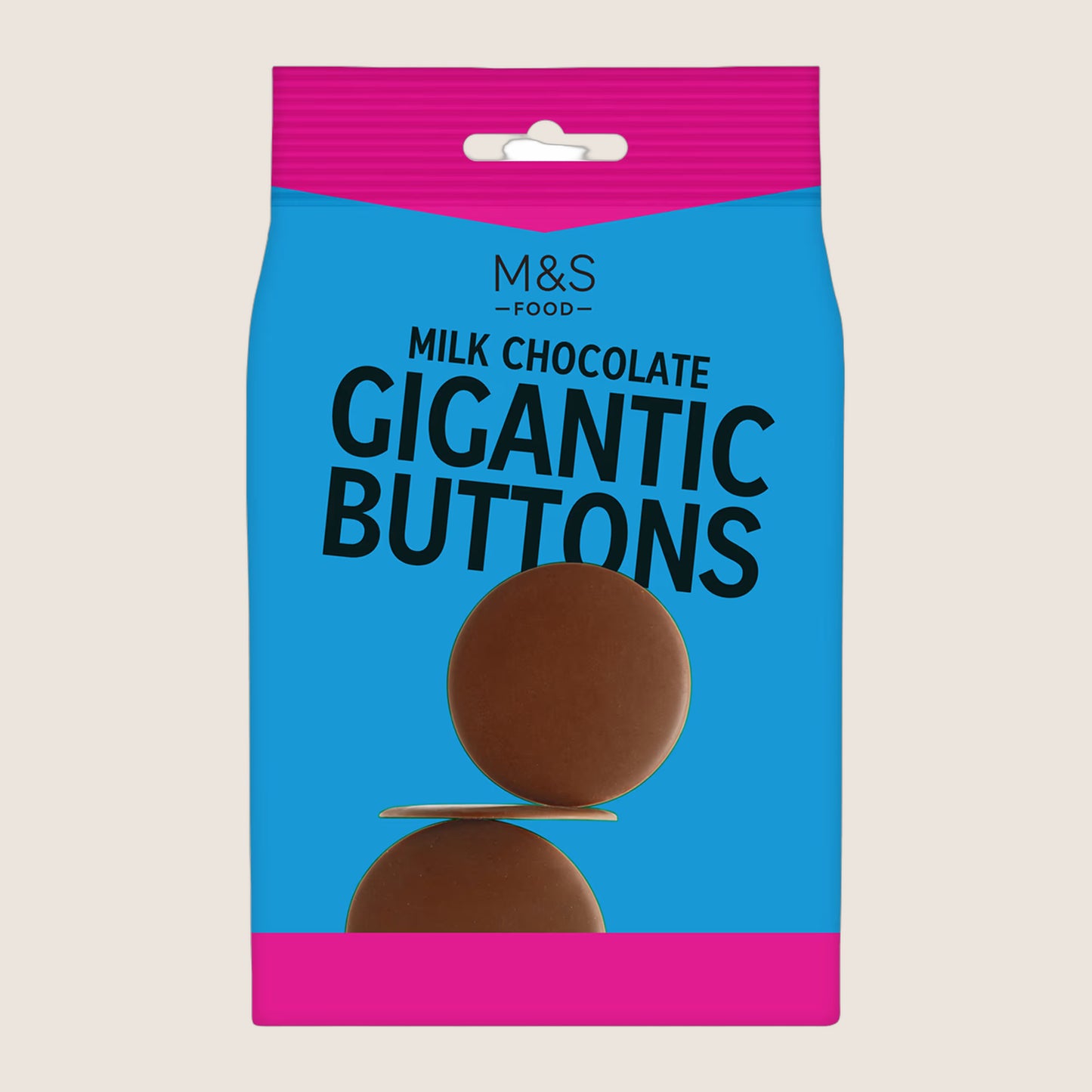 M&S Milk Chocolate Gigantic Buttons 150 g