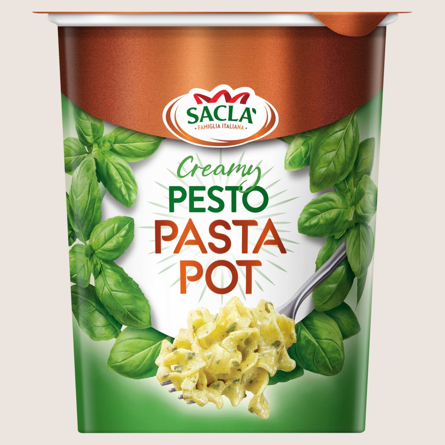 Sacla Creamy Pesto Pasta Pot Ready in Minutes 80g