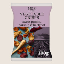 M&S Sweet Potato, Parsnip And Beetroot Vegetable Crisps 100 g