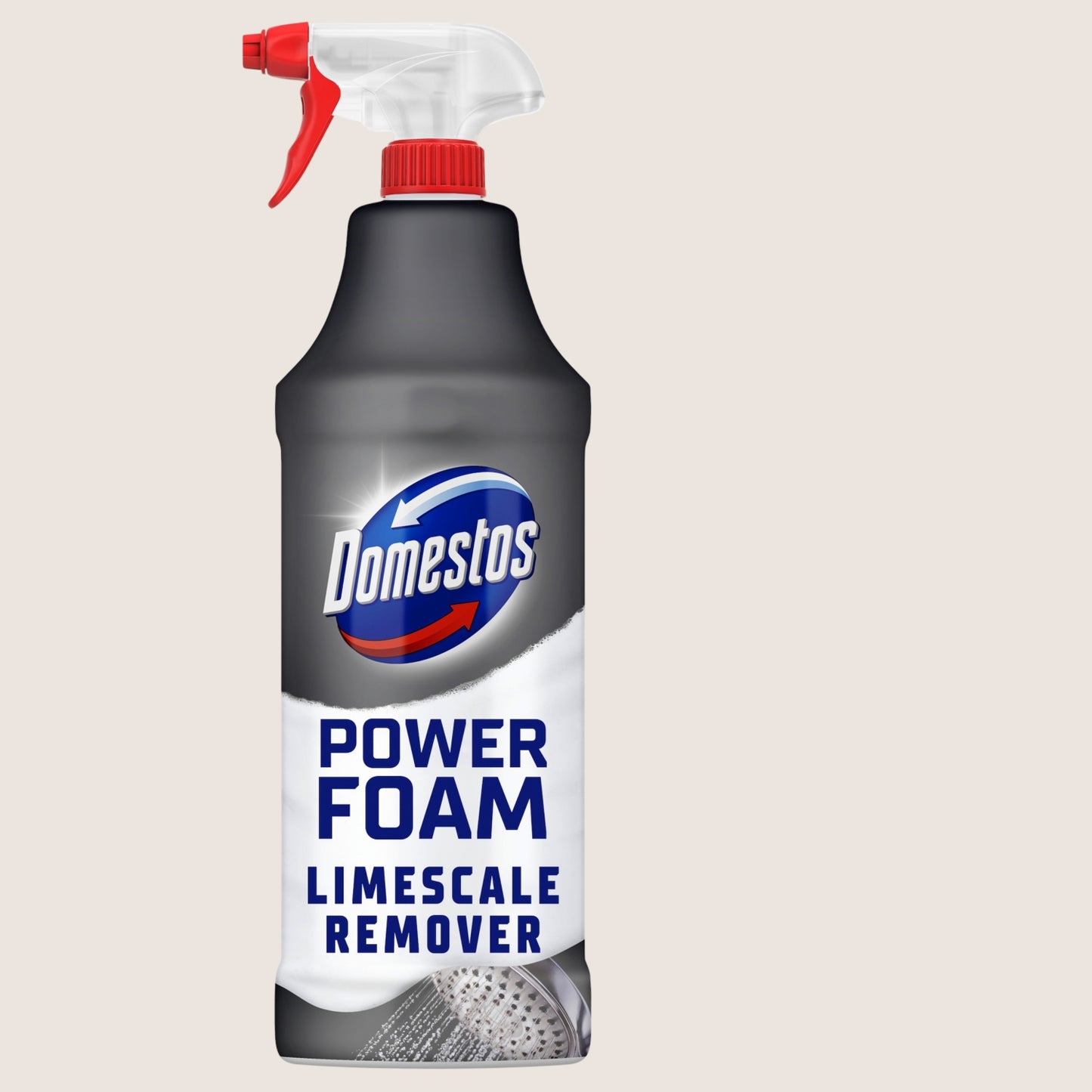 Domestos Power Foam Limescale Remover Toilet & Bathroom Cleaner Spray 650 ml