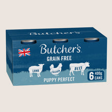 Butcher's Puppy Perfect Wet Dog Food Tins Grain Free 6 x 400g