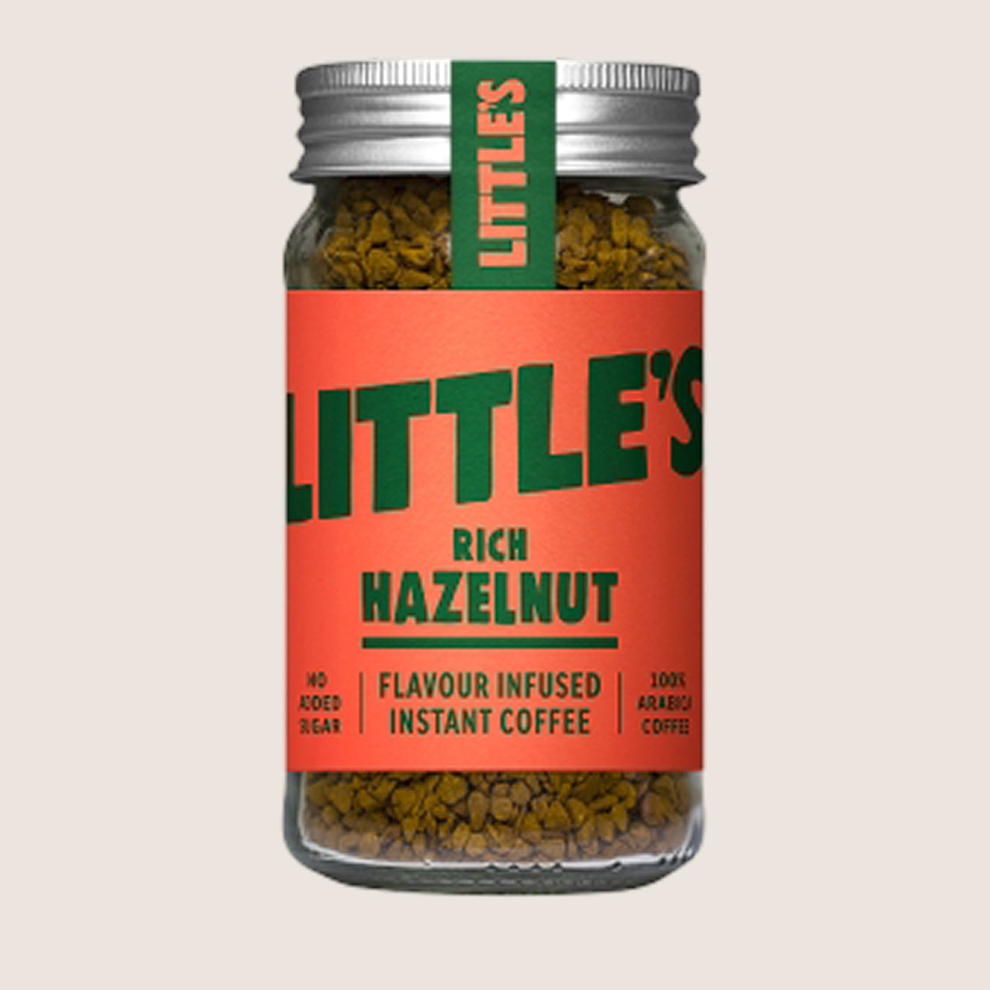 Little's Rich Hazelnut Flavour Infused Instant Coffee No Artificial Additives 50g