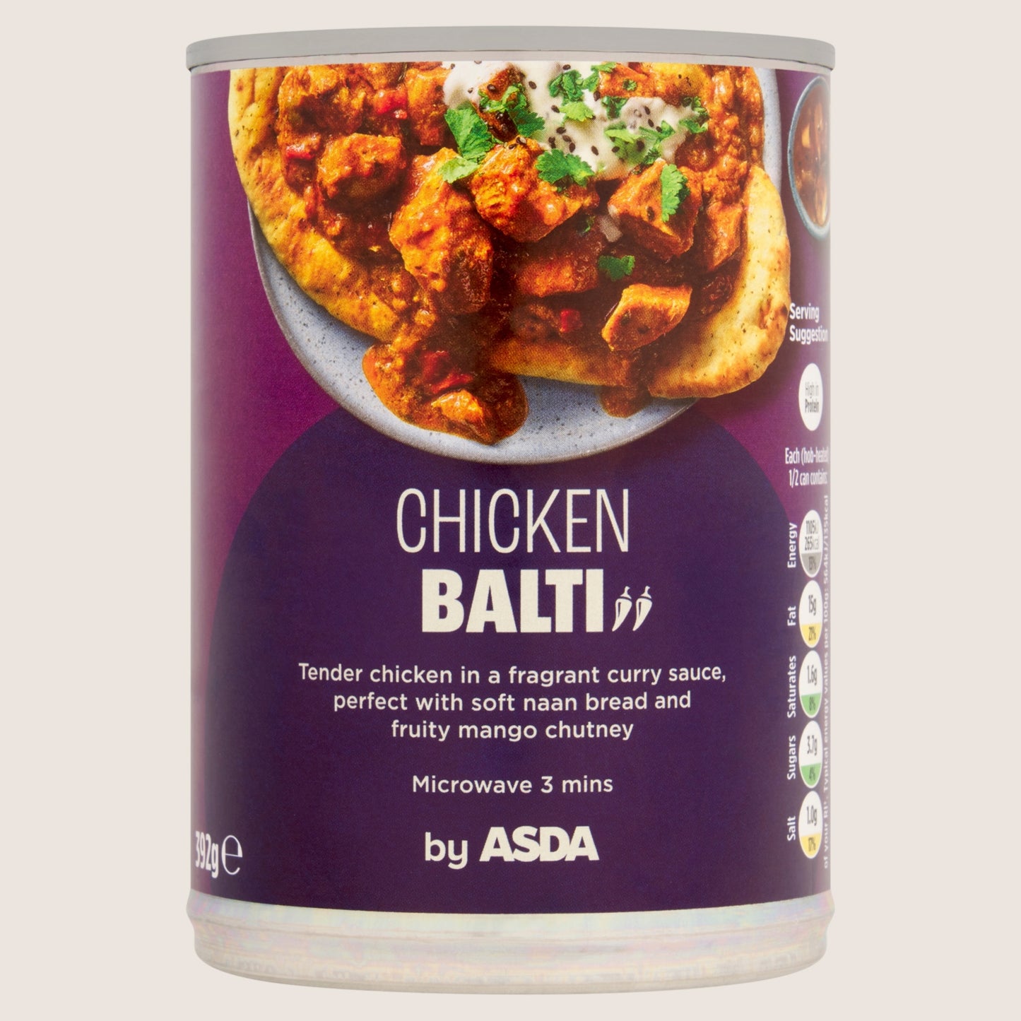 ASDA Chicken Balti No Artificial Additives 392g