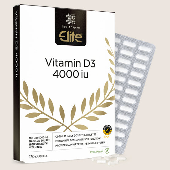 Healthspan Elite Vitamin D3 4000iu 120 Capsules