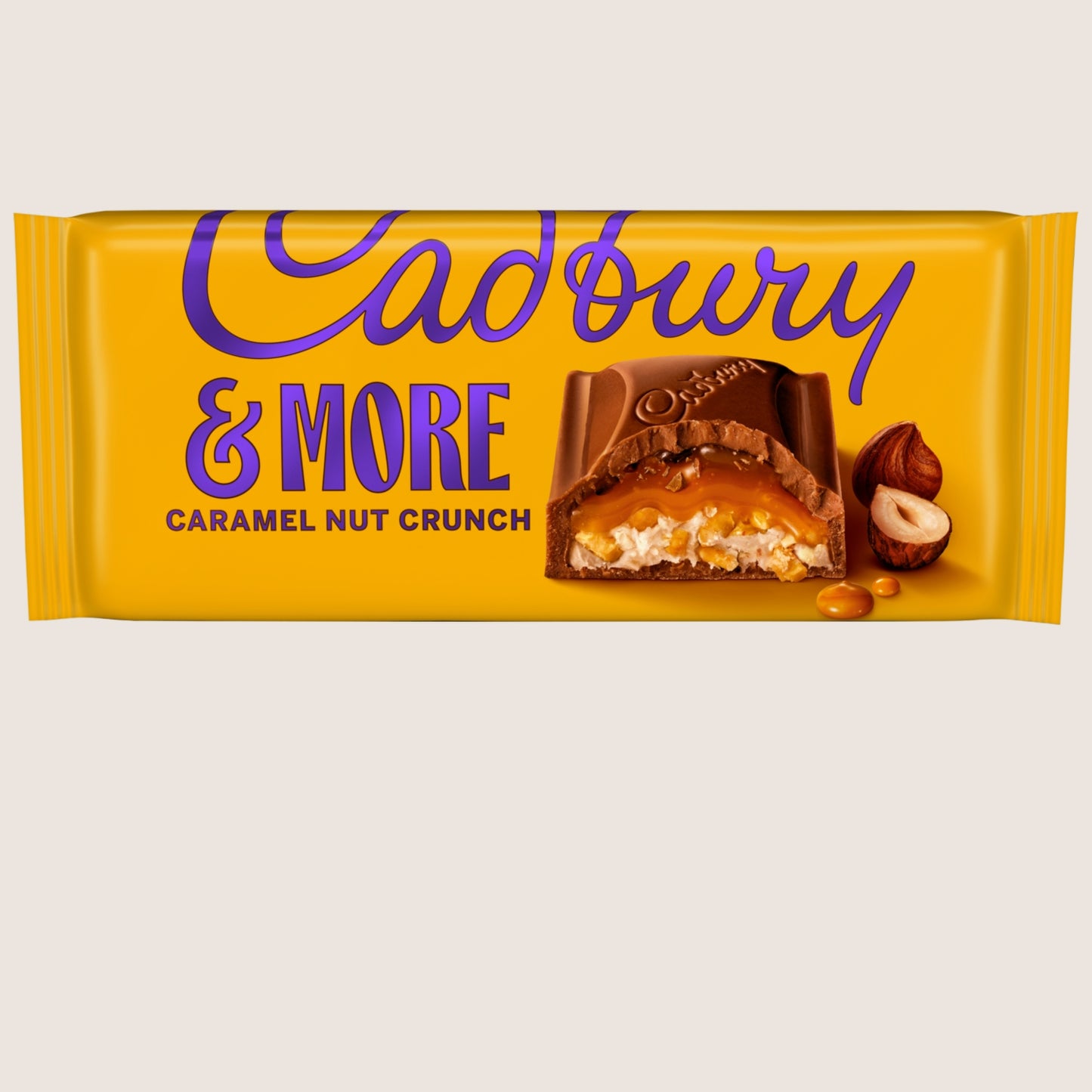 Cadbury &More Caramel Nut Crunch Chocolate Bar 200 g