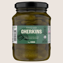 ASDA Pickled Baby Gherkins No Artificial Additives 340g