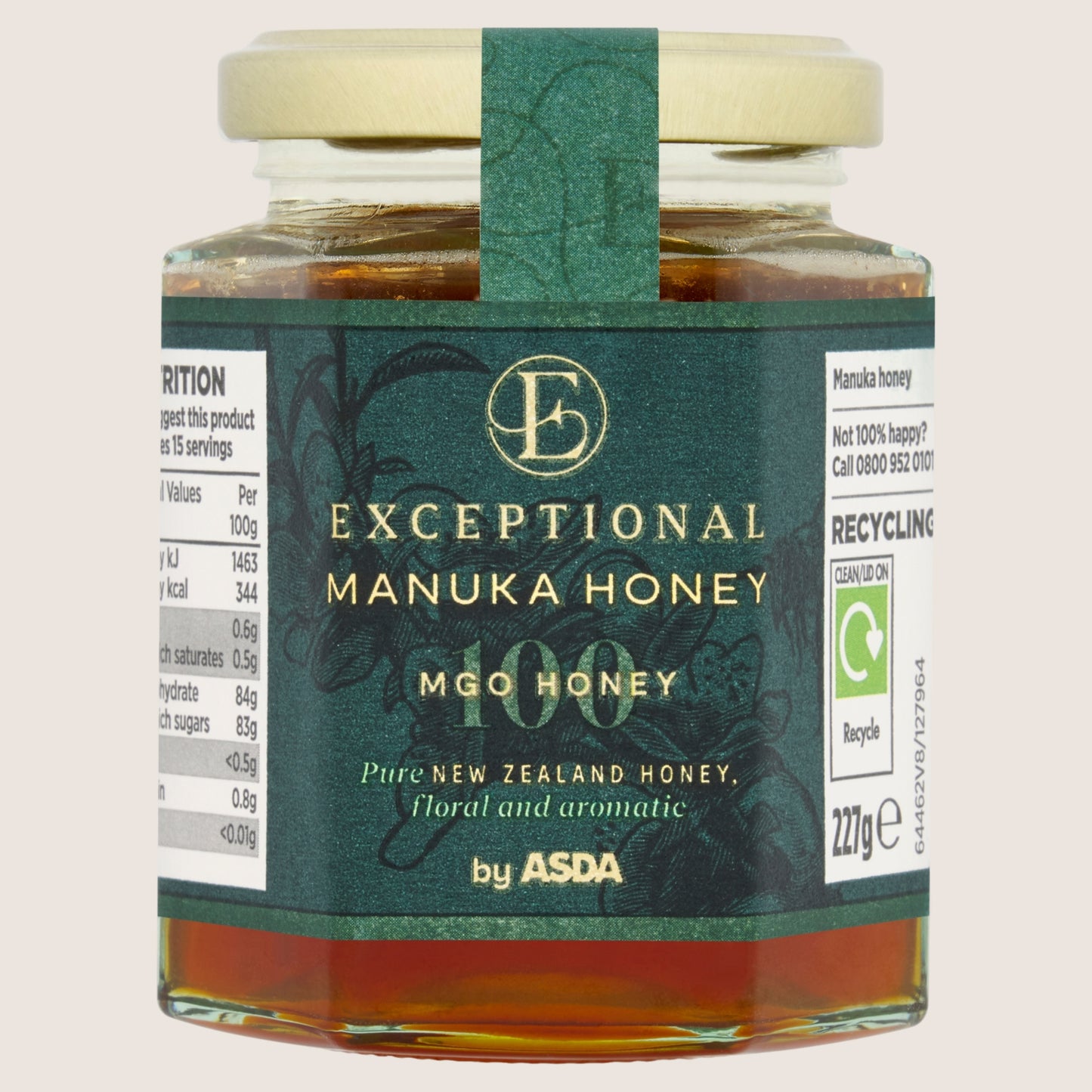 Exceptional by ASDA Exceptional by Manuka Honey MGO No Artificial Additives 227g