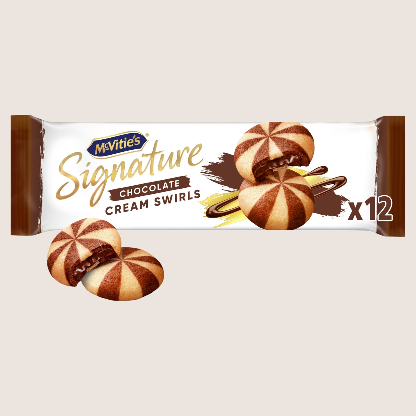 McVitie's Signature Chocolate Cream Swirls Chocolate 142g