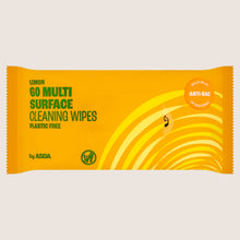 ASDA 60 Lemon Multi Surface Cleaning Wipes