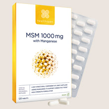 Healthspan MSM 1000mg with Manganese 120 tablets