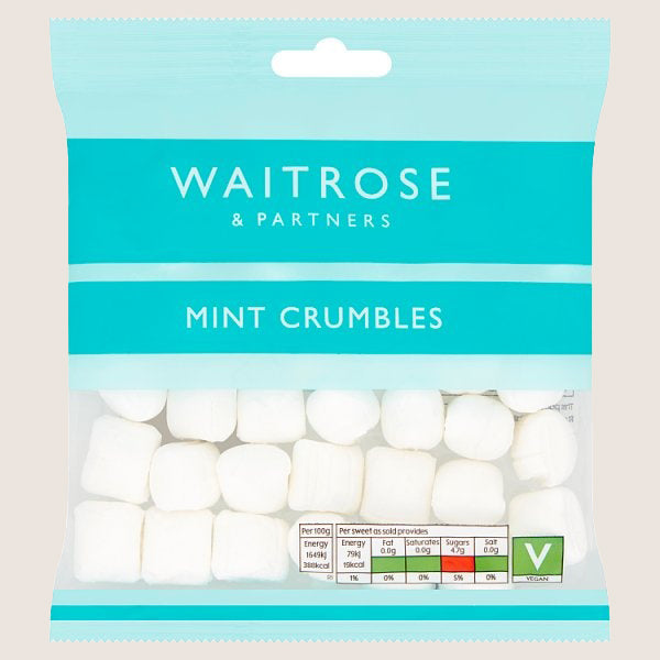 Waitrose Mint Crumbles Simple Pleasure 200G