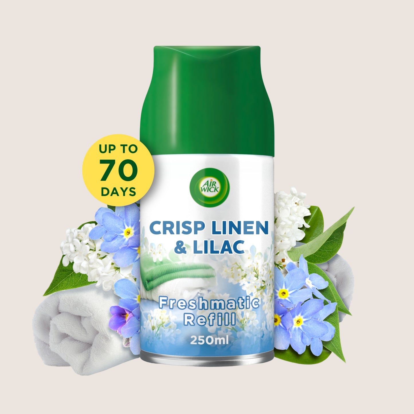 Air Wick Freshmatic Refill Crisp Linen & Lilac Air Freshener 250ml