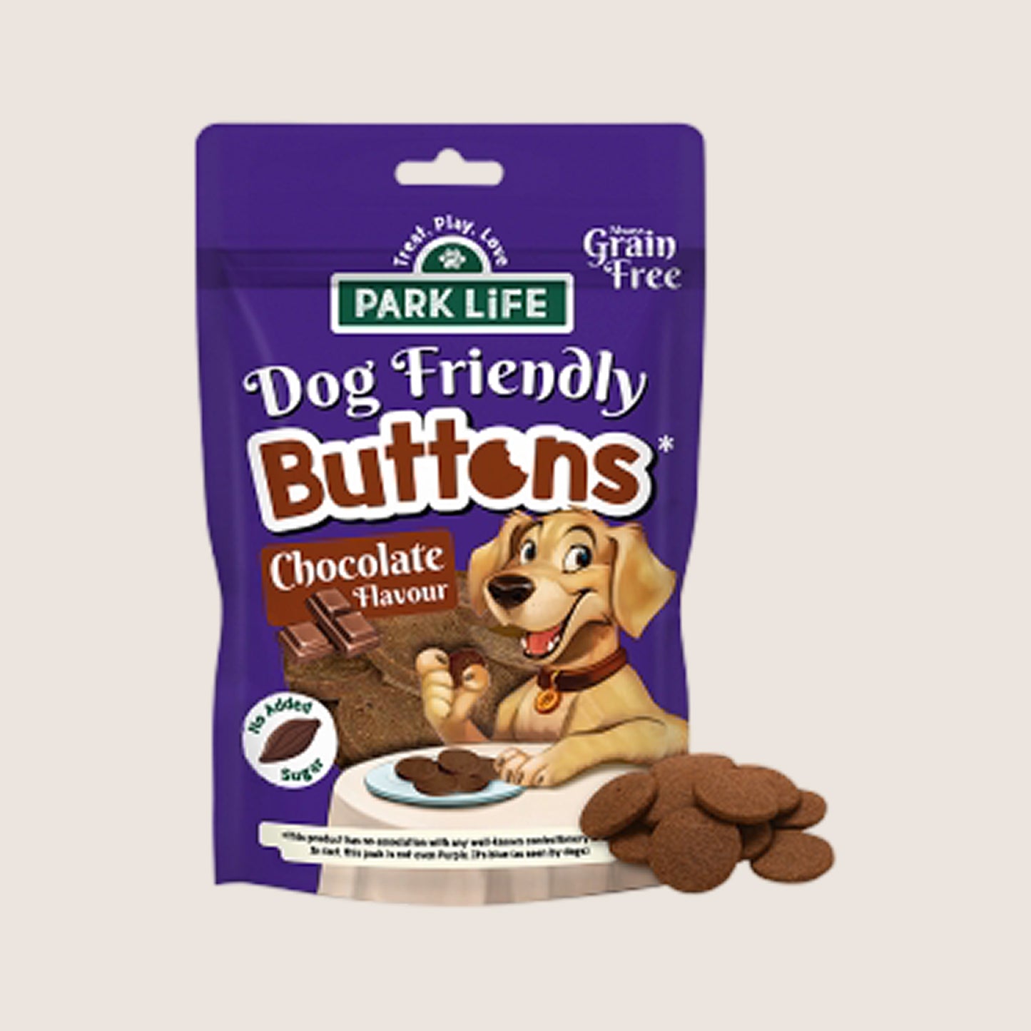 Park Life Dog Friendly Buttons Chocolate Flavour Grain Free