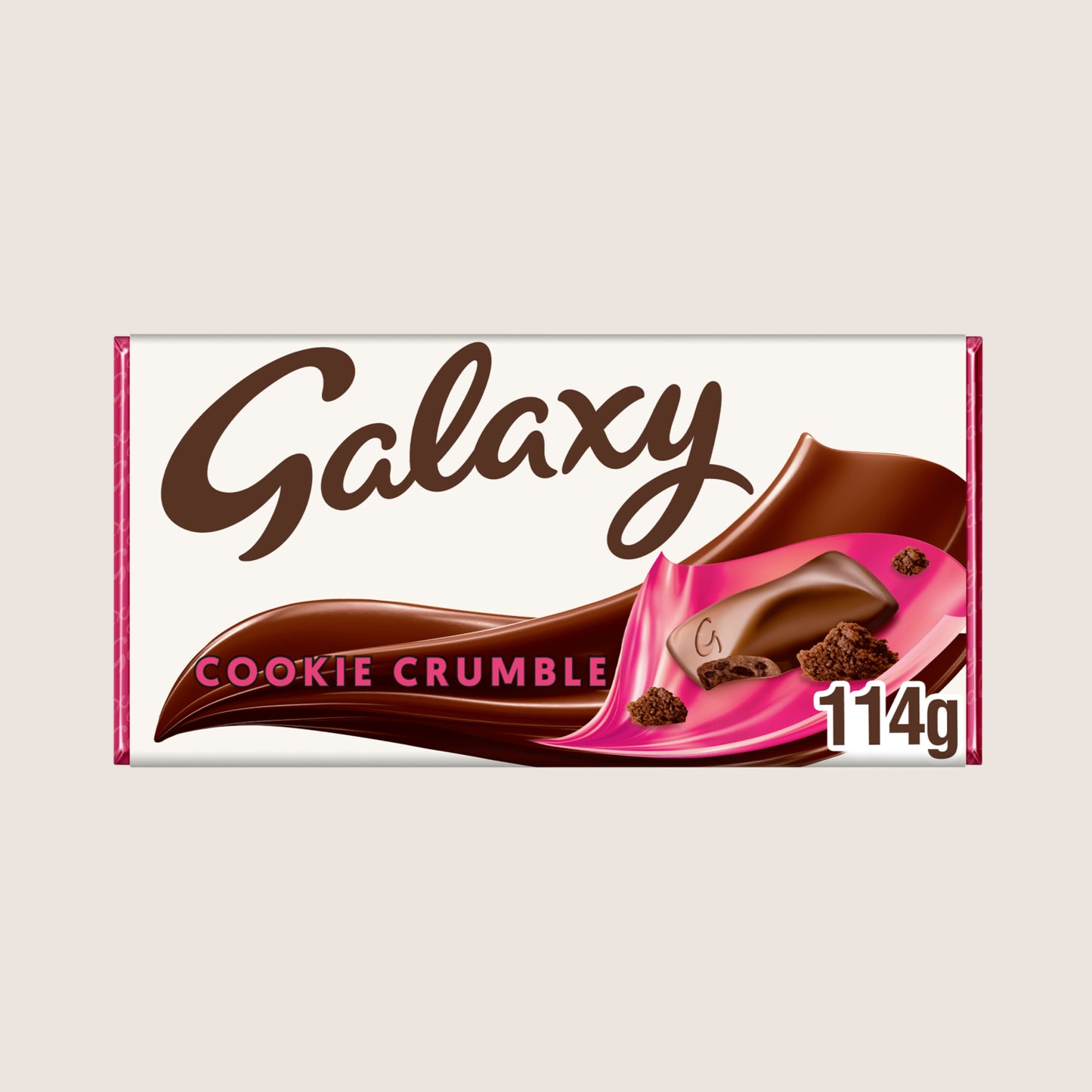 Galaxy Cookie Crumble Milk Chocolate Bar 114g