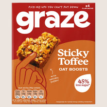 Graze Sticky Toffee Oat Boosts Wholegrain Oats 4 x 30g