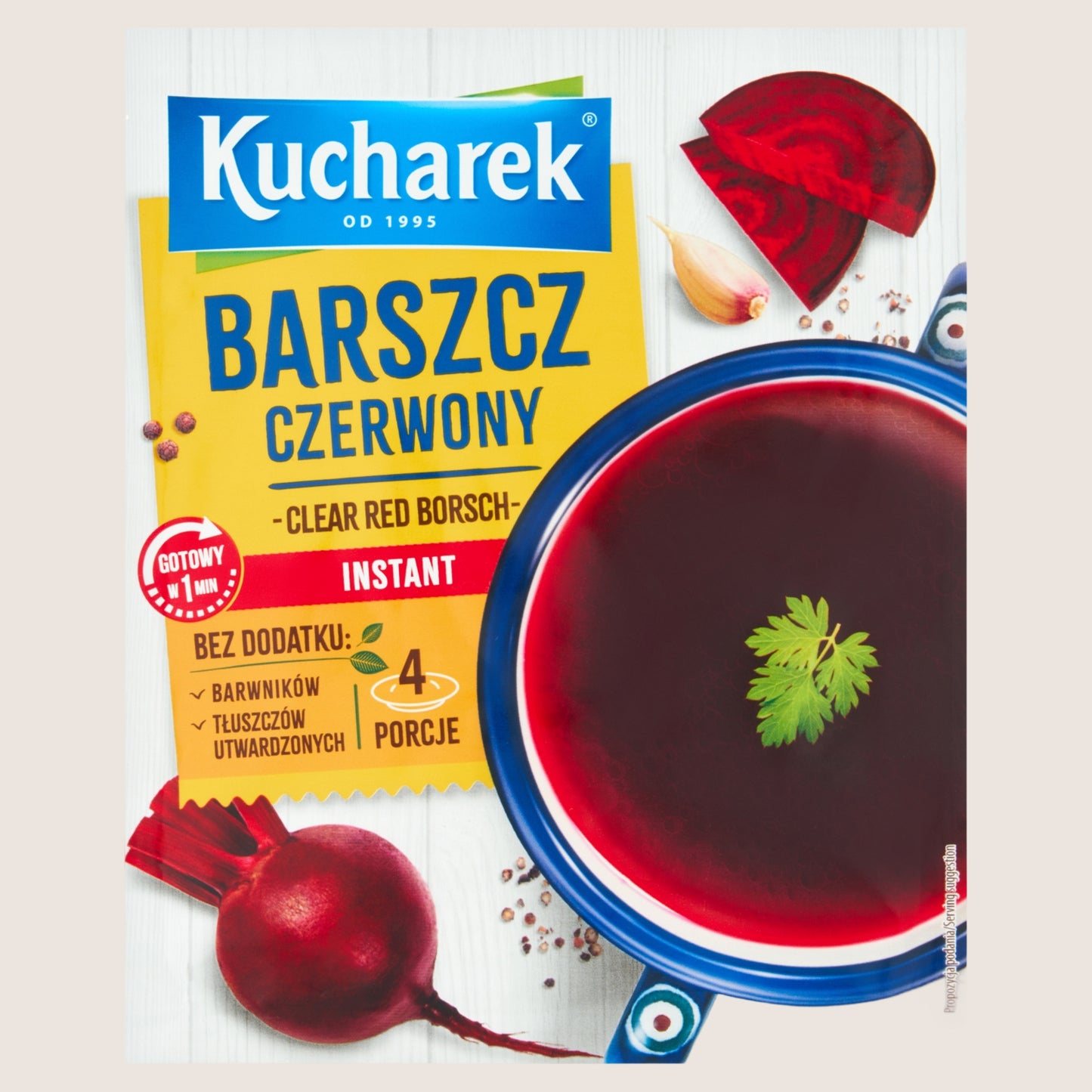 Kucharek Instant Clear Red Borsch Ready in Minutes 48g