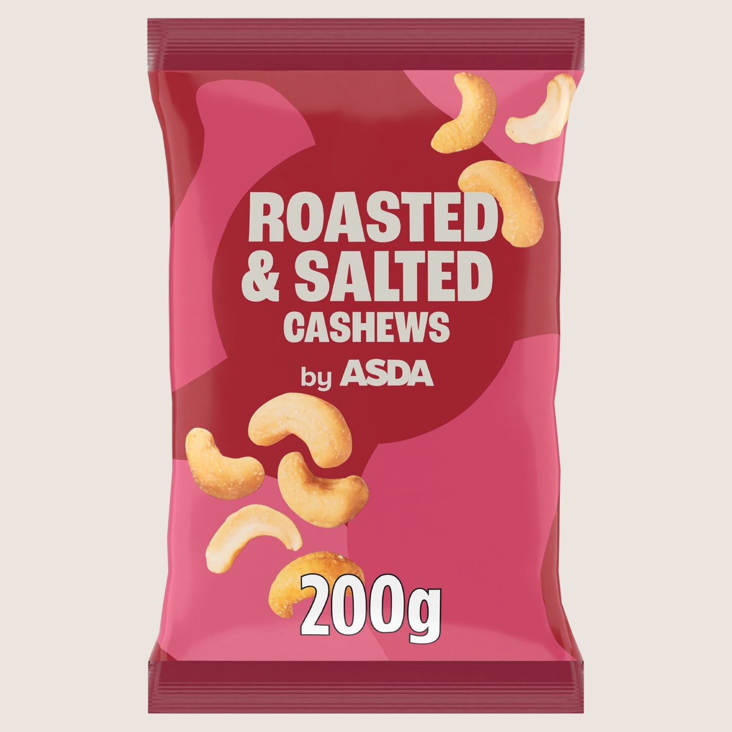 ASDA Roasted & Salted Cashews Multipack 200g
