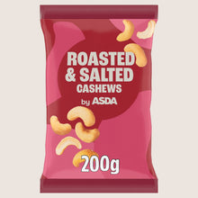 ASDA Roasted & Salted Cashews Multipack 200g