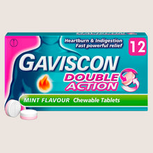 Gaviscon Double Action Mint Flavour 12 Chewable Tablets