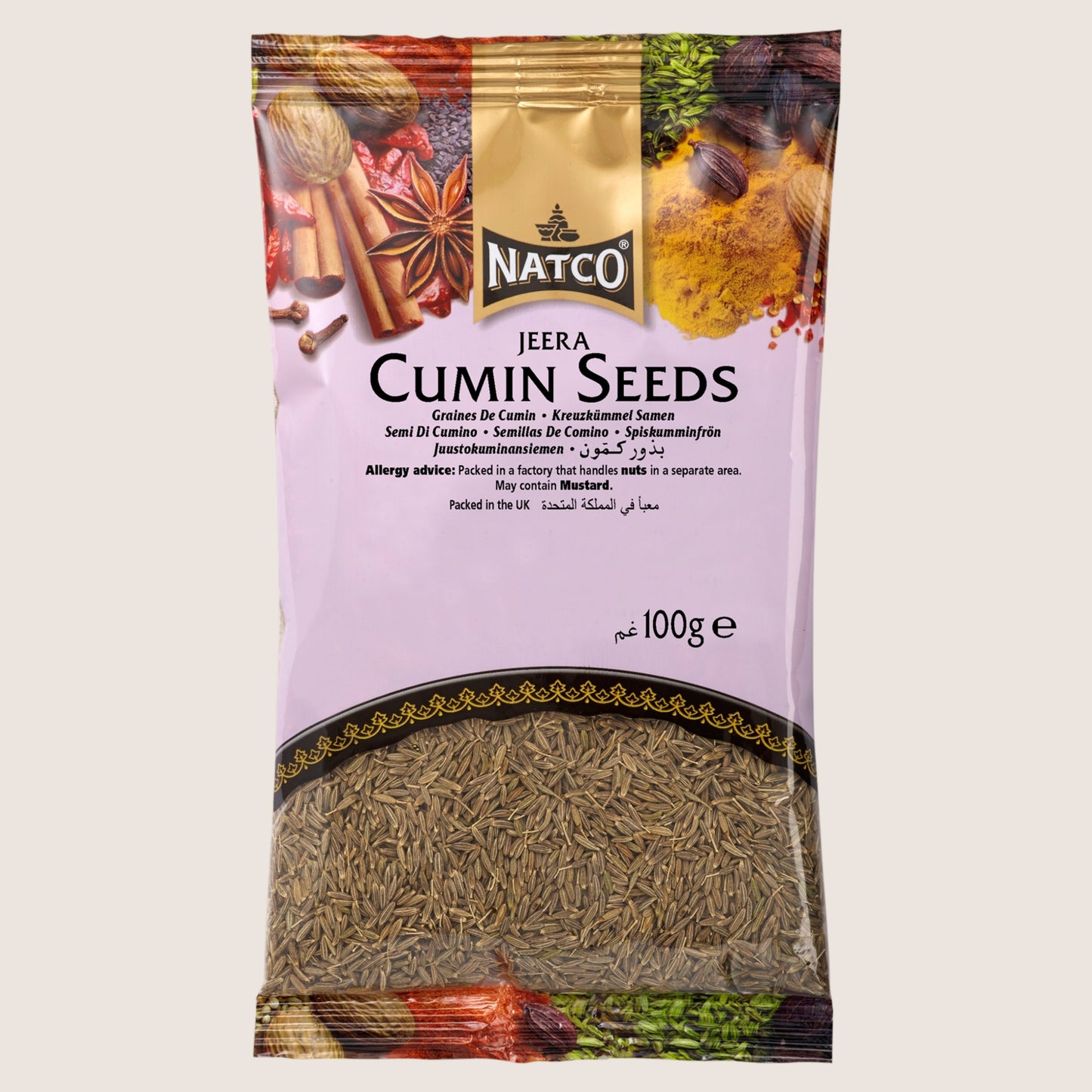 Natco Jeera Cumin Seeds No Artificial Additives 100g