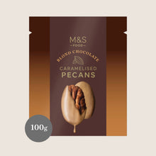 M&S Blond Chocolate Coated Caramelised Pecans Real Chocolate 100 g