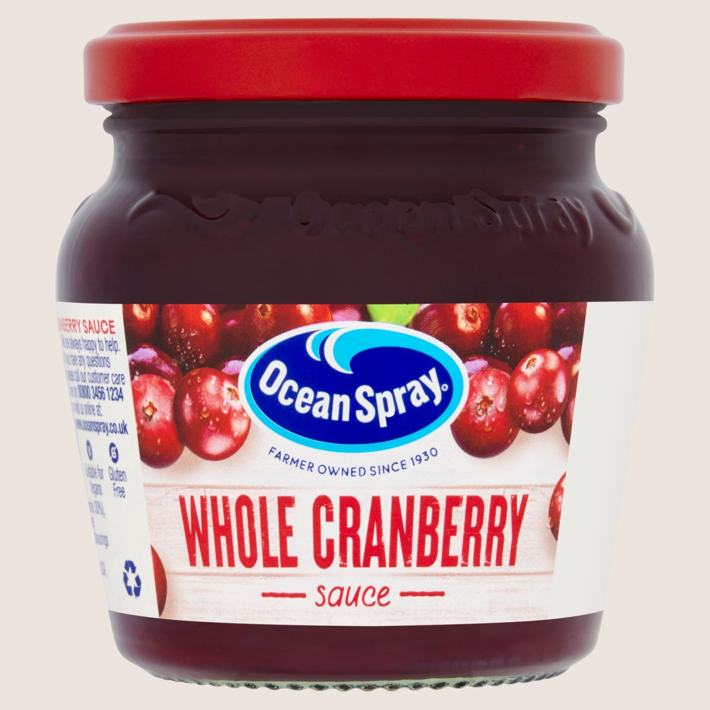Ocean Spray Whole Cranberry Sauce Gluten Free 200g